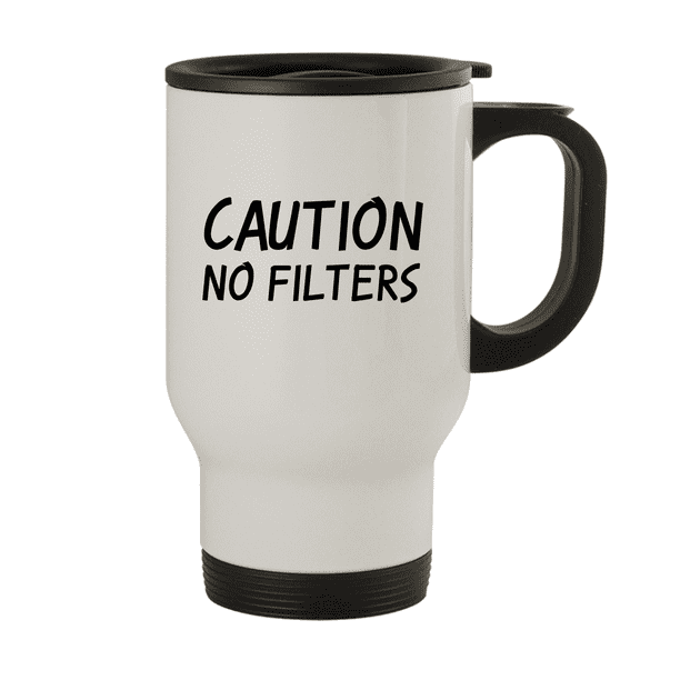 Mechanic warining to avoid injury White/Steel Travel 14oz Mug hh426t Mechanic warining to avoid injury White/Steel Travel 14oz Mug hh426t